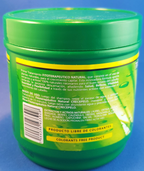 Crece Pelo Tratamiento Filoterapeutoco Natural 454 gr